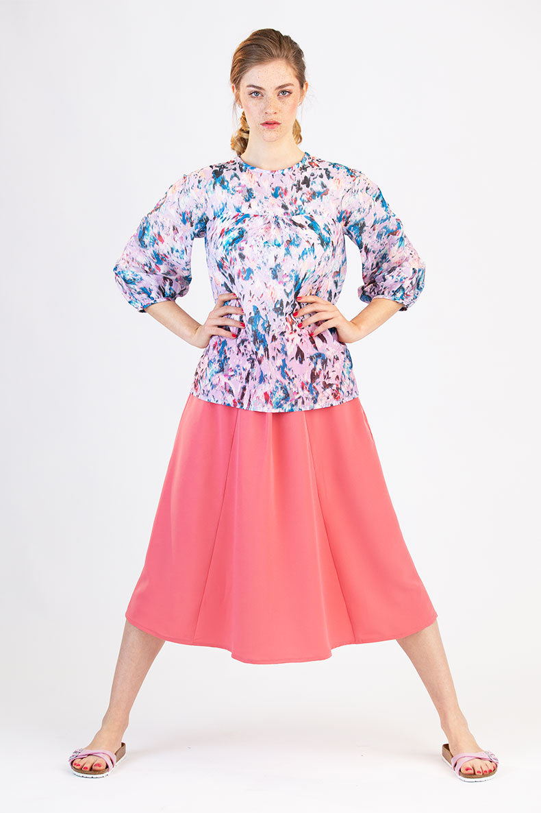 PDF Schnittmuster Bluse Mila und Rock Swantje