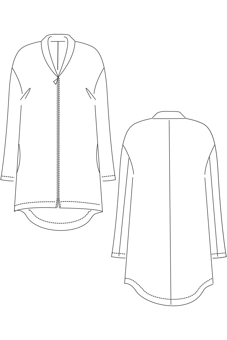 PDF Sewing Pattern Short Coat Marion