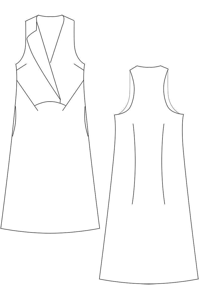 Schnittmuster Kleid Joy - Variante Tank Top Style