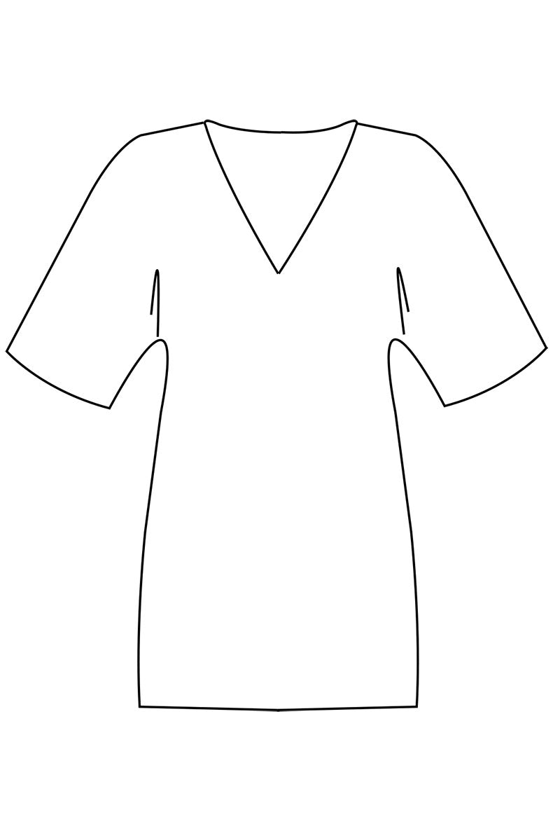 Schnittmuster Skizze Shirt