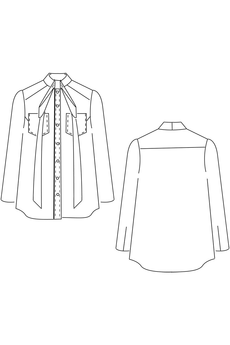 PDF Schnittmuster Kleid und Bluse Cleo