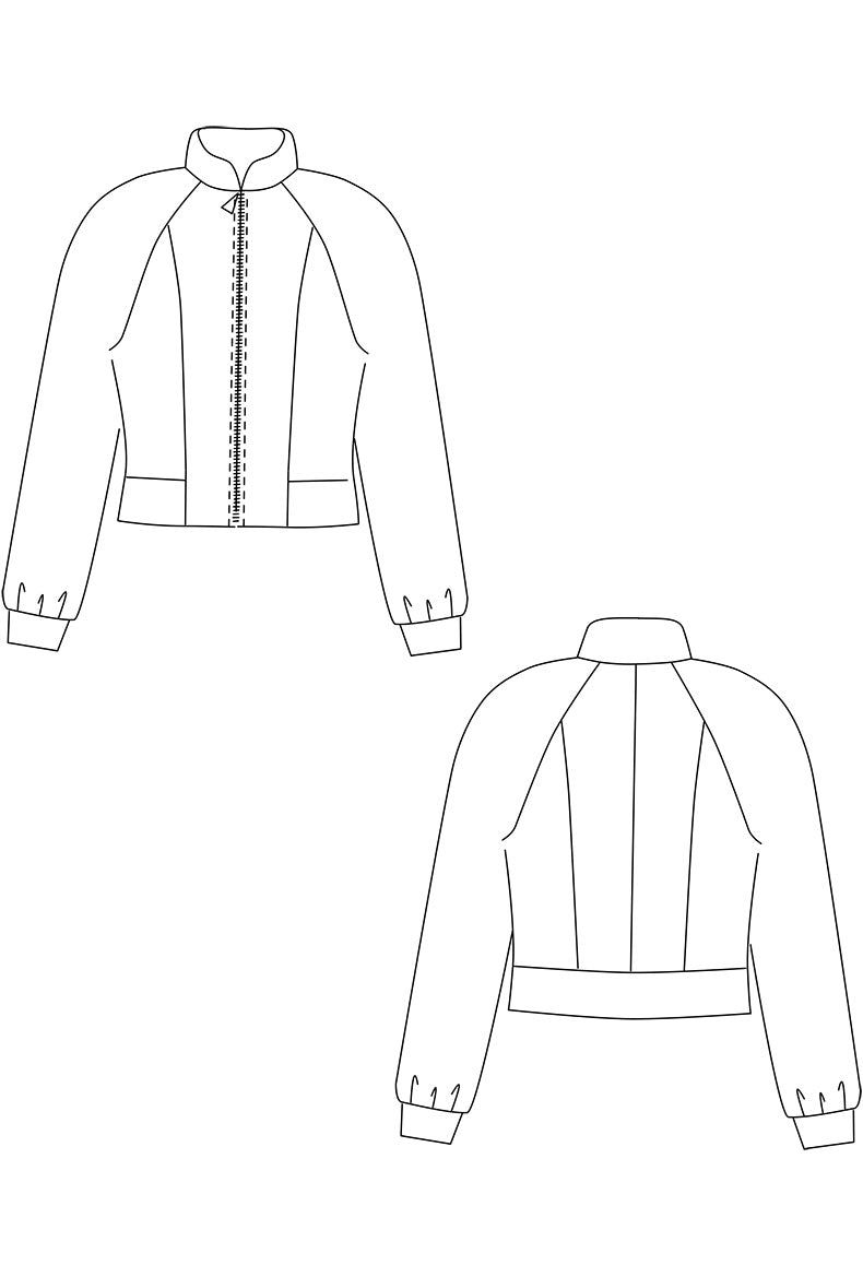 PDF Schnittmuster Jacke und Kurzmantel "Tilda"