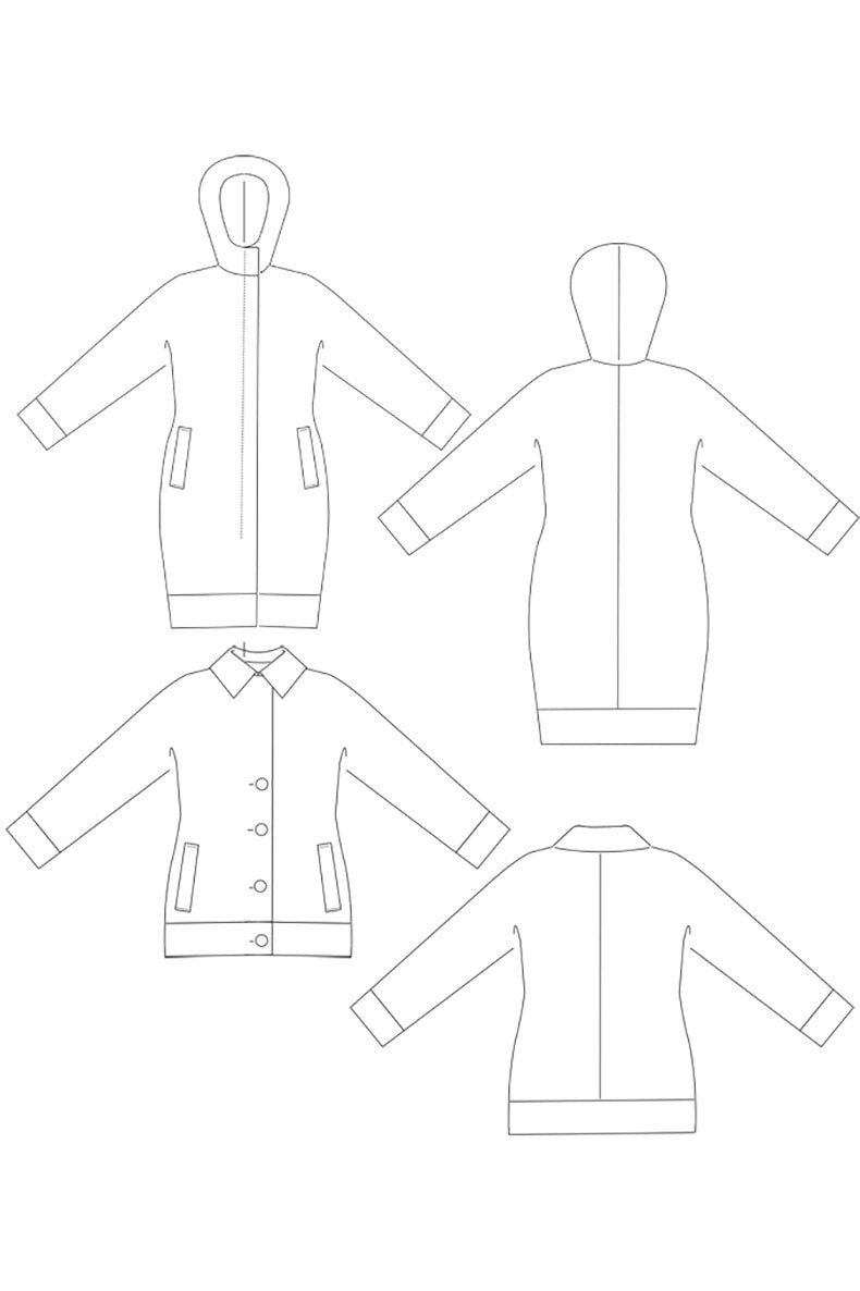 PDF Sewing Pattern Malu Coat / Blouson