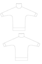 PDF Sewing Pattern Turtleneck Shirt "Belinda"