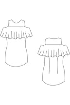 PDF Schnittmuster Kleid / Shirt Carmen