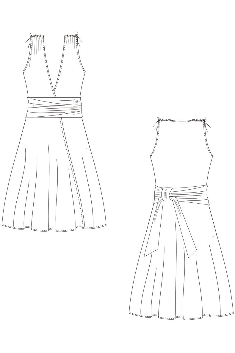 PDF Schnittmuster Sommerkleid Viola