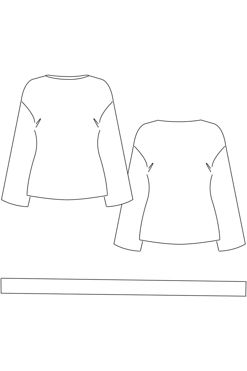 PDF Sewing Pattern Tunic Claire