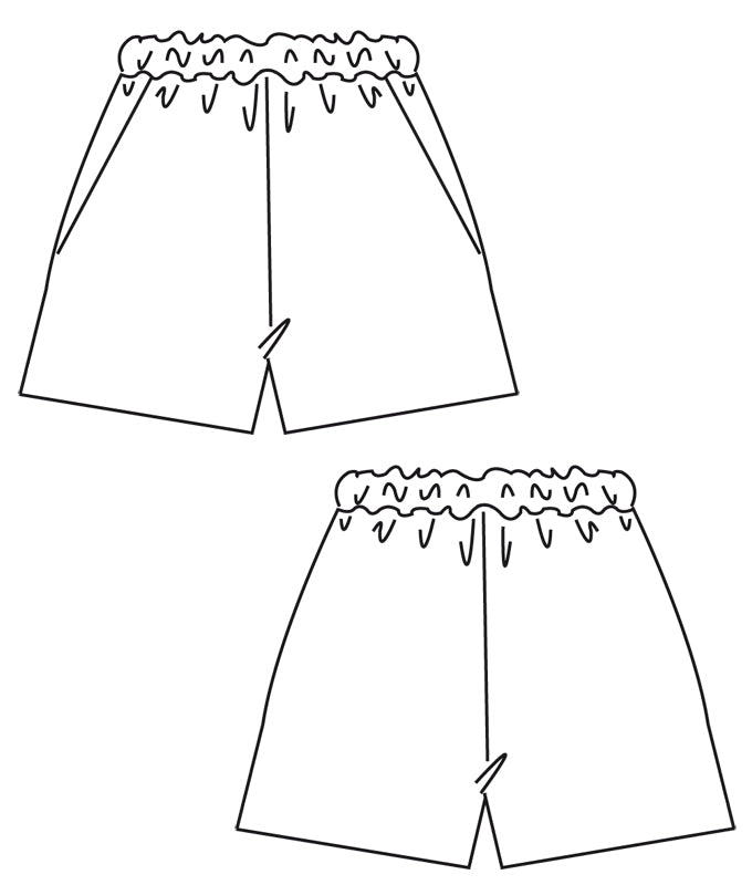 PDF Schnittmuster Shorts Jessica
