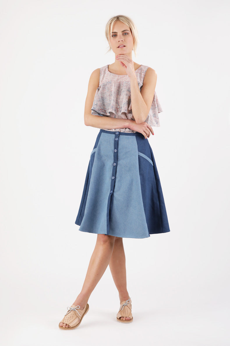 PDF Sewing Pattern for Dress and Skirt Marta