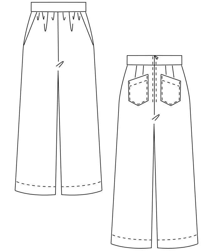 PDF Sewing Pattern Pants Mary