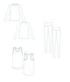 PDF Sewing Pattern Yoga Set OM