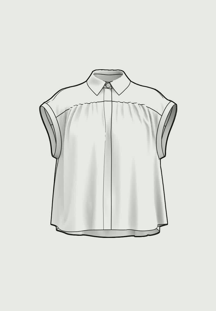 PDF Schnittmuster Bluse AINA - featured by TAUKO Magazine