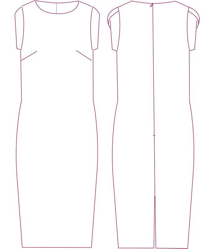 PDF Schnittmuster Kleid Julie