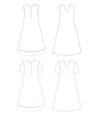 PDF Sewing Pattern Dress Luna