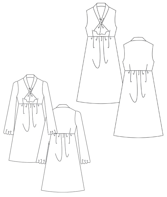 PDF Schnittmuster Kleid Nani